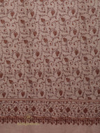 Classic Cashmina Shawl with Jaal Pattern in Beige