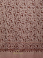 Elegant Cashmina Shawl with Jaal Pattern in Beige