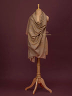 Elegant Cashmina Shawl with Jaal Pattern in Beige