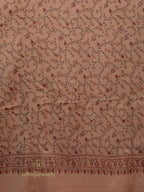 Classic Cashmina Shawl with Jaal Pattern in Beige