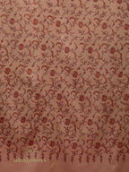 Classic Cashmina Shawl with Jaal Pattern in Beige