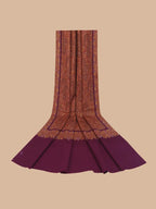 Classic Handloom Pashmina Shawl in Mahroon Multi
