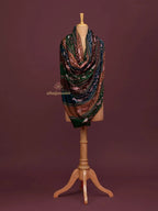Classic Cashmina Shawl with Jaal Pattern in Multi