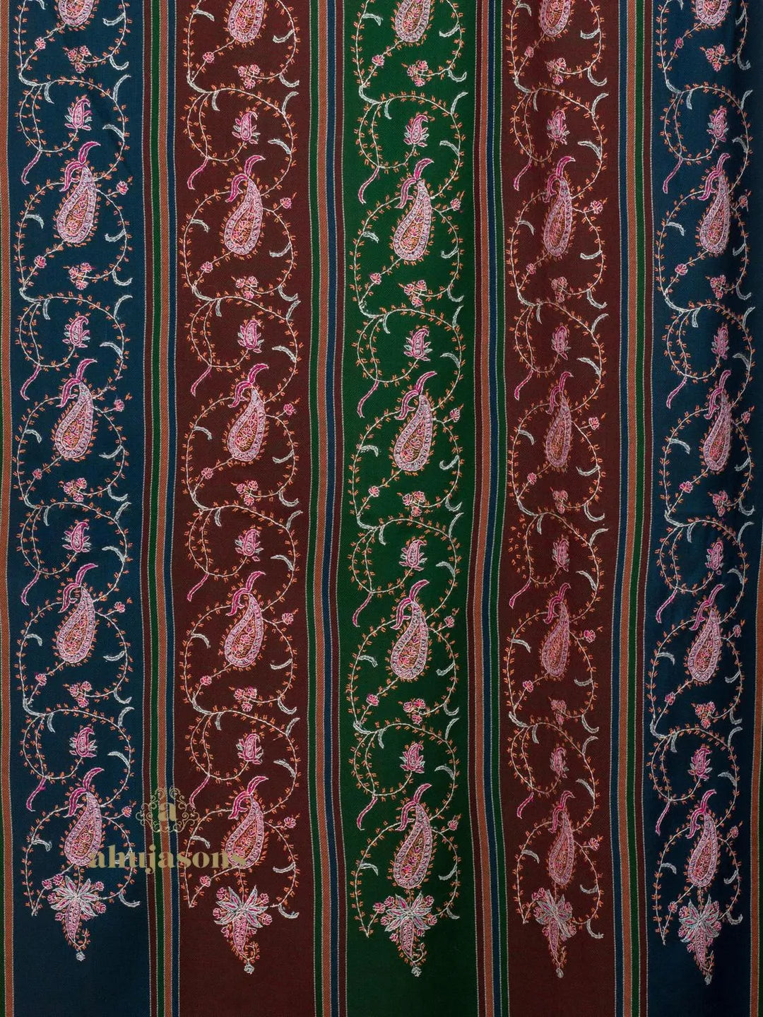 Classic Cashmina Shawl with Jaal Pattern in Multi