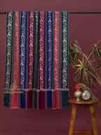 Elegant Cashmina Shawl with Jaal Pattern in Multi
