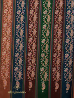 Classic Cashmina Shawl with Jaal Pattern in Multi