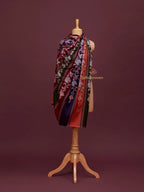 Classic Cashmina Shawl with Jaal Pattern in Multi