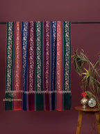 Elegant Cashmina Shawl with Jaal Pattern in Multi