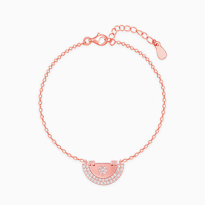 Rose Gold You're The One Bracelet