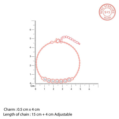 Rose Gold Bubble Bracelet