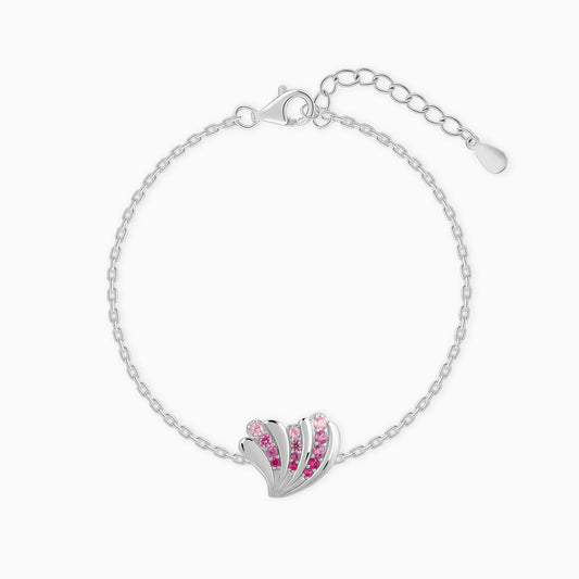 Silver Waveshell Bracelet