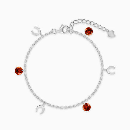 Silver Celestial Bloom Bracelet