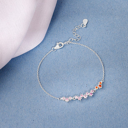Silver Colourful Shine Bracelet