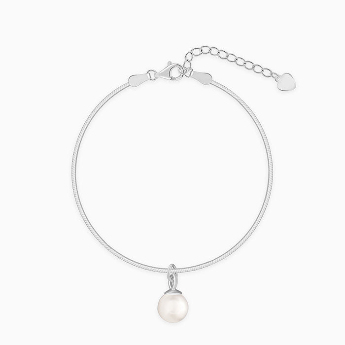 Silver Pearly Shine Bracelet