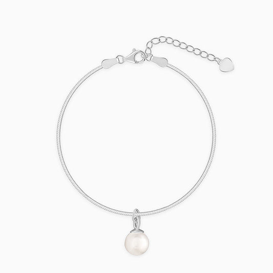 Silver Pearly Shine Bracelet