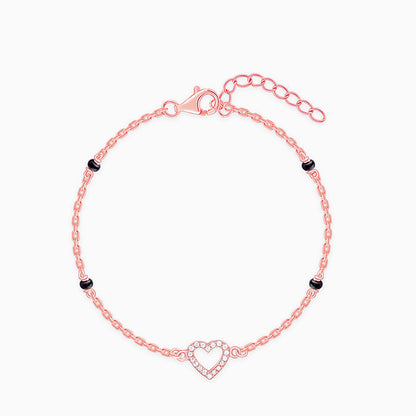 Rose Gold Dashing Love Mangalsutra Bracelet