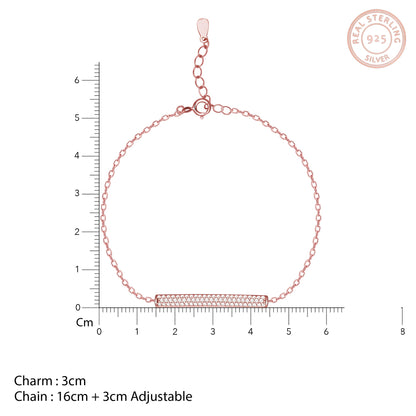 Rose Gold Minimal Grace Bracelet