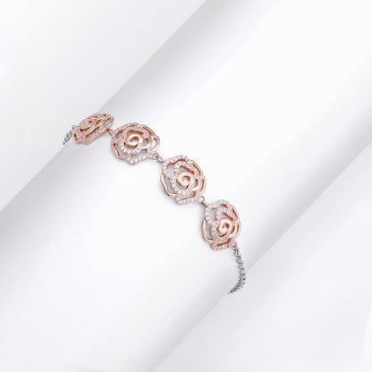 Rose Gold Floral Ecstacy Bracelet