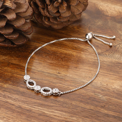 Silver Love Me More Bracelet