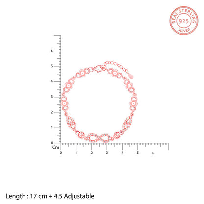 Rose Gold Infinity Romance Bracelet