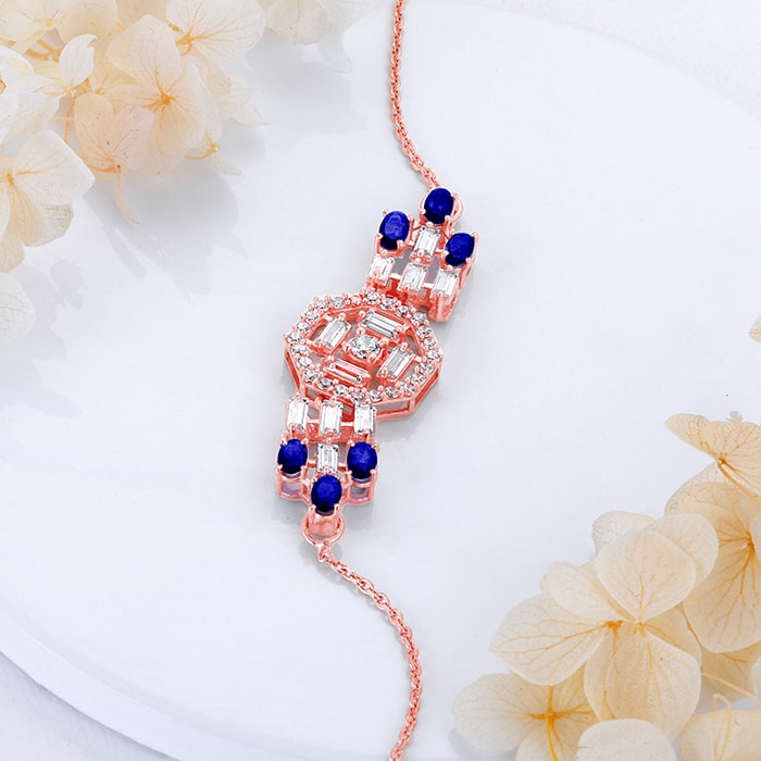 Anushka Sharma Rose Gold Statement Bracelet