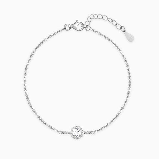 Silver Solitaire Sunshine Bracelet