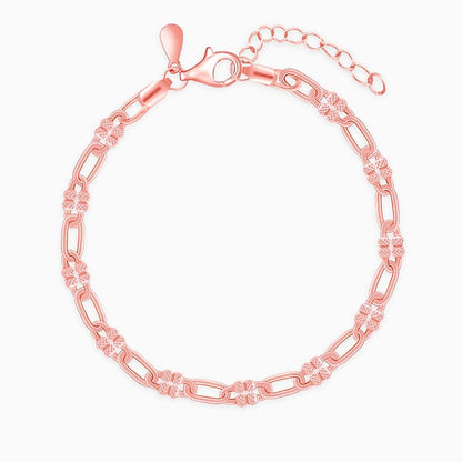 Rose Gold Forever Linked Bracelet