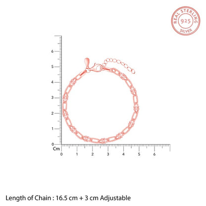 Rose Gold Forever Linked Bracelet