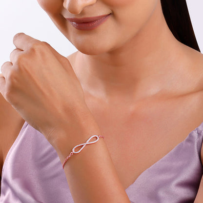 Rose Gold Spiral Splendour Bracelet