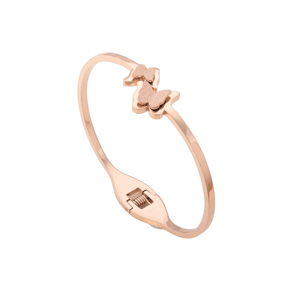 Butterfly Charm Cuff Bracelet