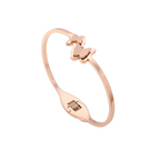 Butterfly Charm Cuff Bracelet