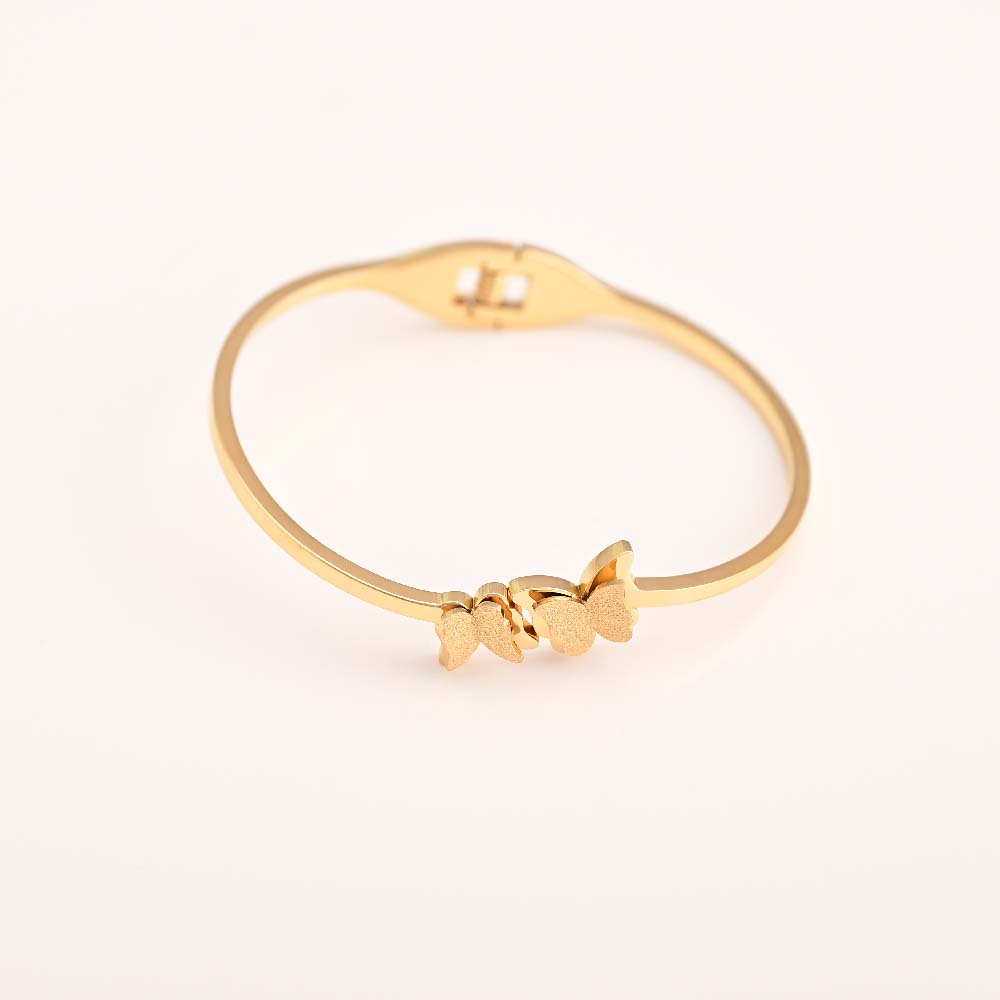 Butterfly Charm Cuff Bracelet