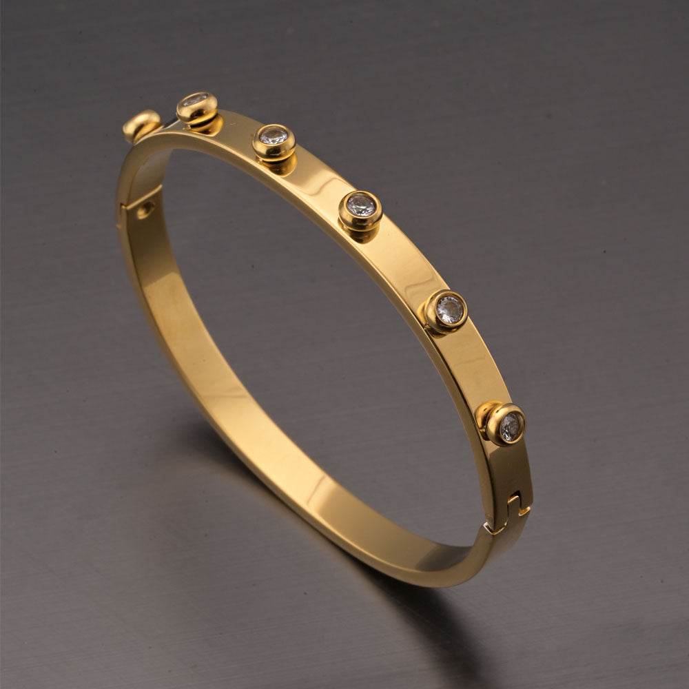 Diamond Pop Bangle Bracelet