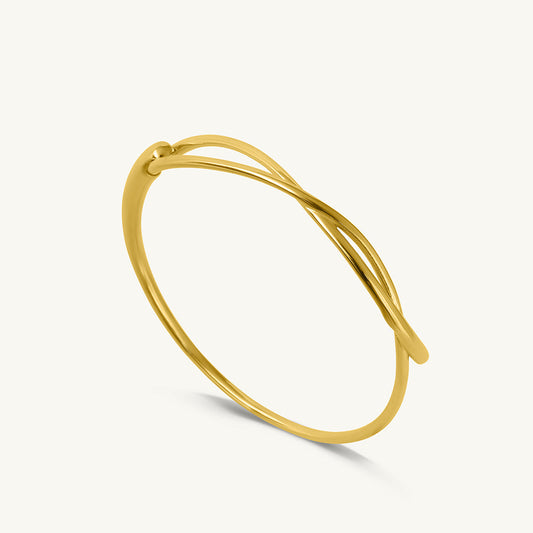 Stylish Gold Bangle Bracelet
