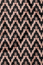 Blush Ivory - Black Printed Scarf