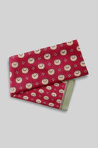 Fuschia Pink Printed Scarf