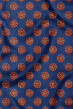 Electric Blue Printed Scarf