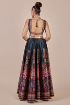 Black - Multi Hued Skirt Set | CHHĒ