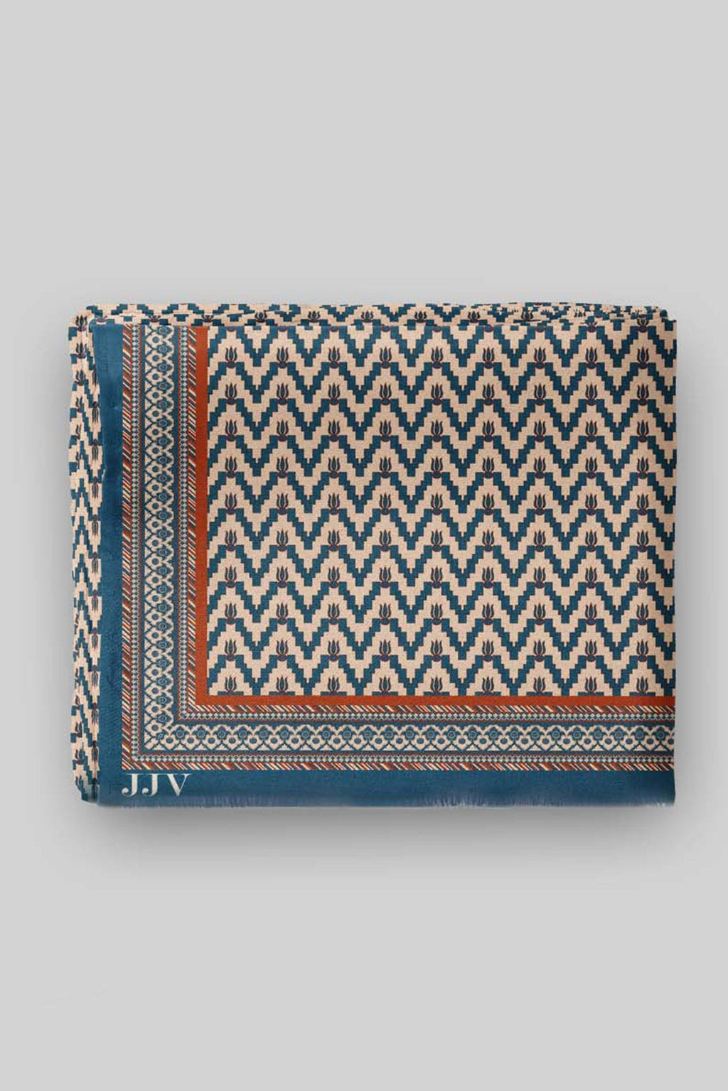 Crème Ivory Printed Shawl