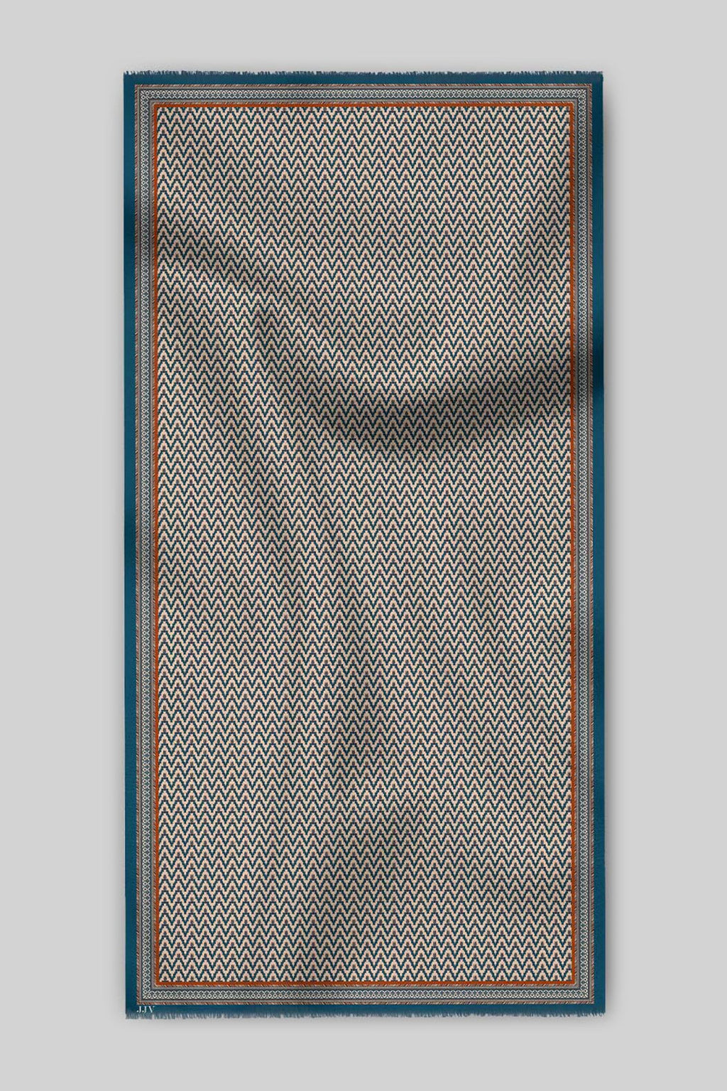 Crème Ivory Printed Shawl