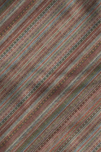 Blue - Multi Hued Striped Printed Shawl