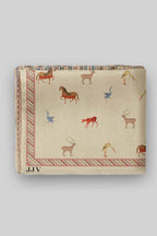 Crème Ivory  - Multi Hued Ombre Printed Shawl