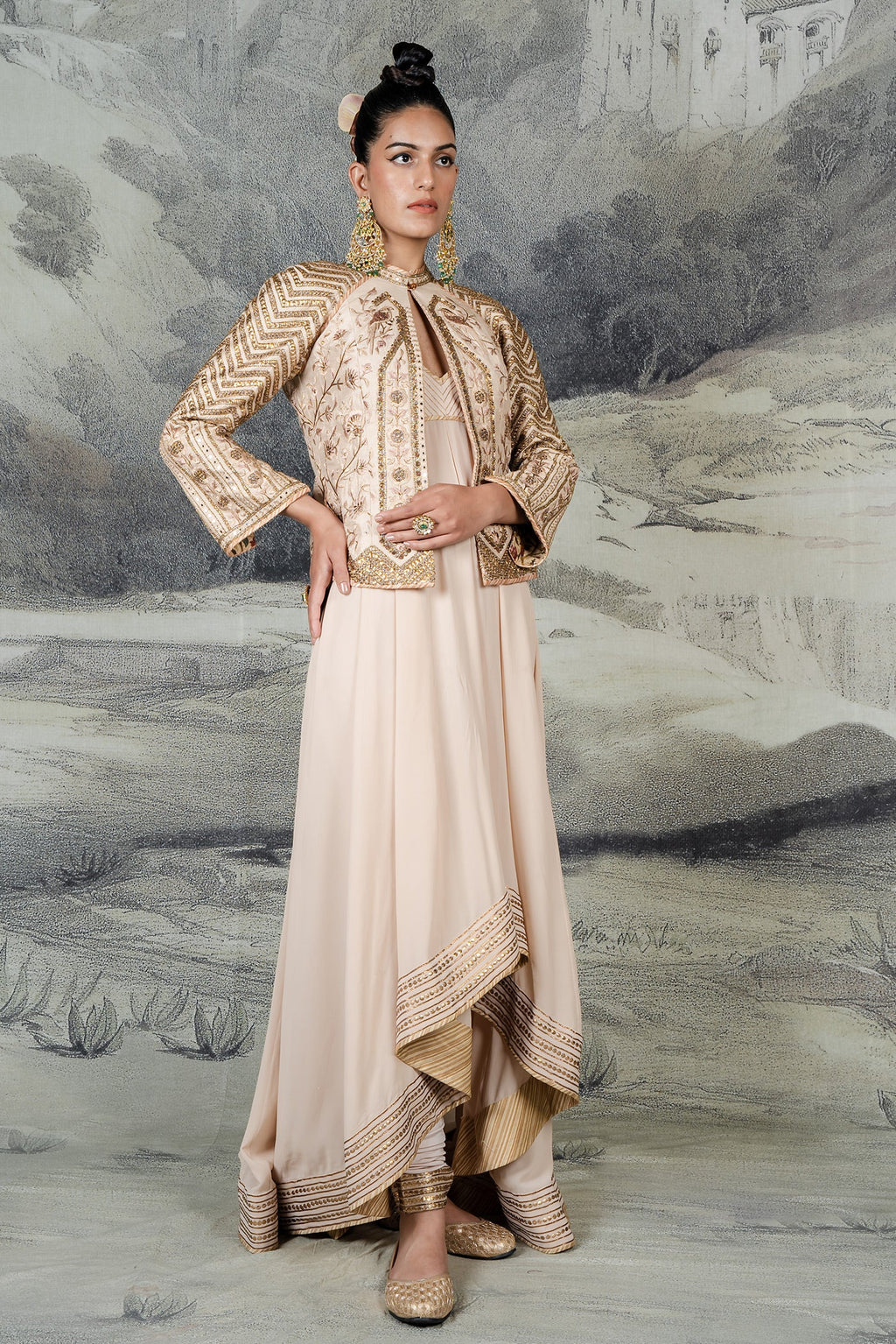 Baby Pink Alika Jacket | BARODA