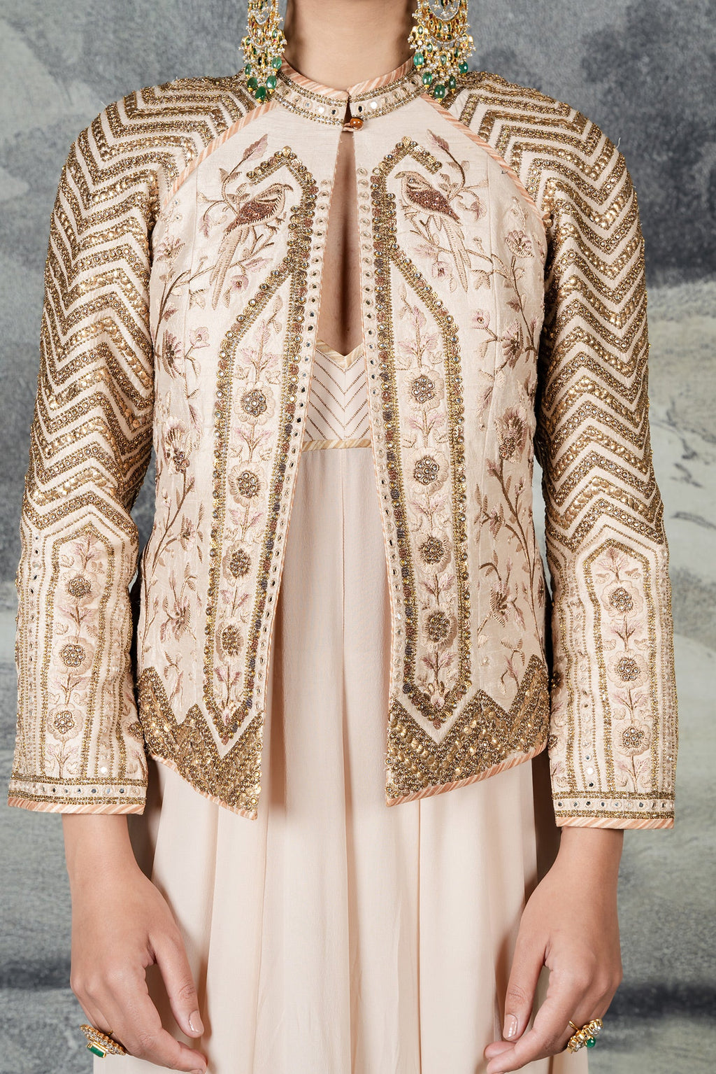 Baby Pink Alika Jacket | BARODA