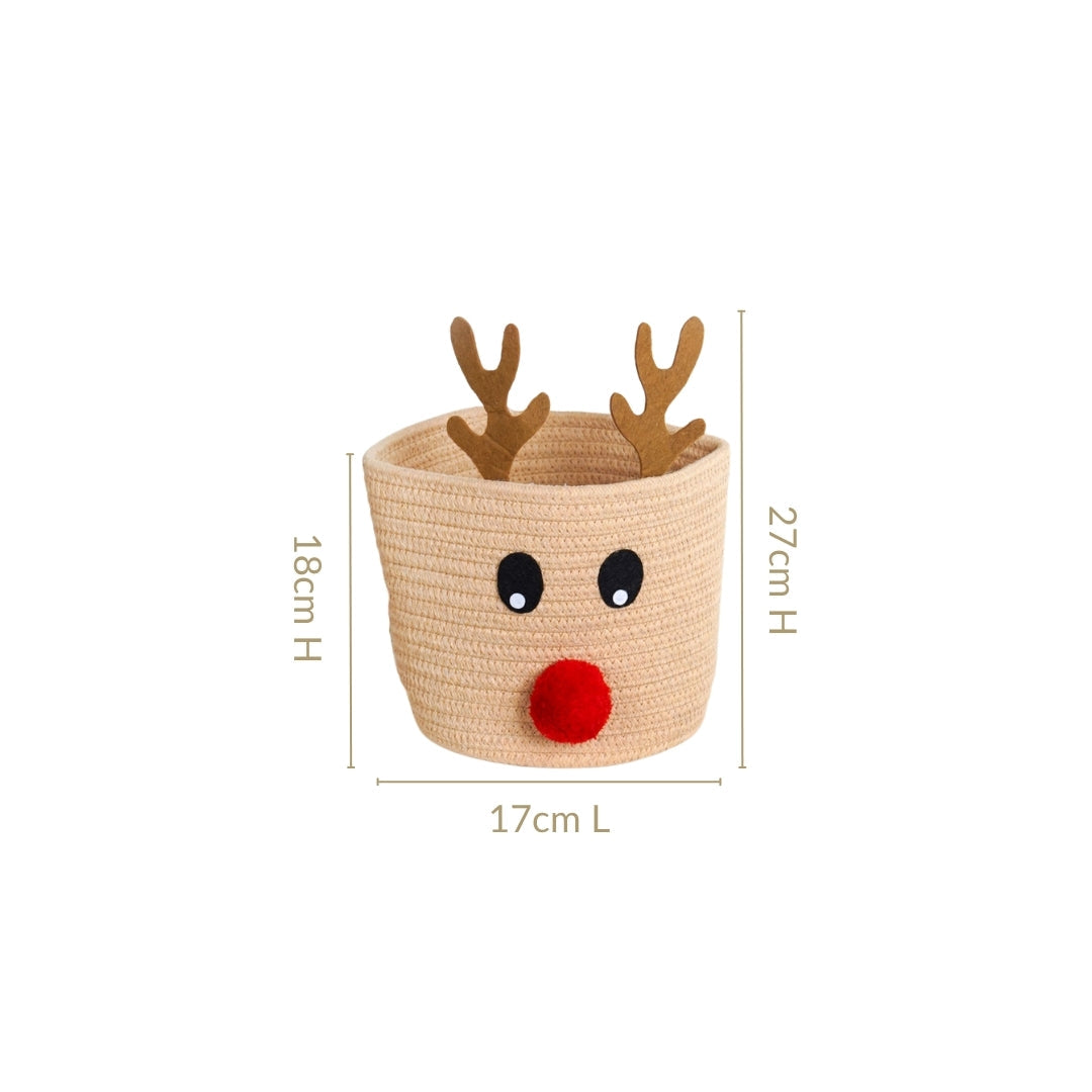 Baby Reindeer Storage Basket 27cm