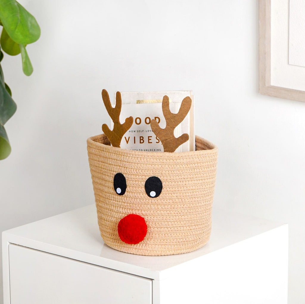 Baby Reindeer Storage Basket 27cm