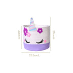 Baby Unicorn Toy Basket 27cm