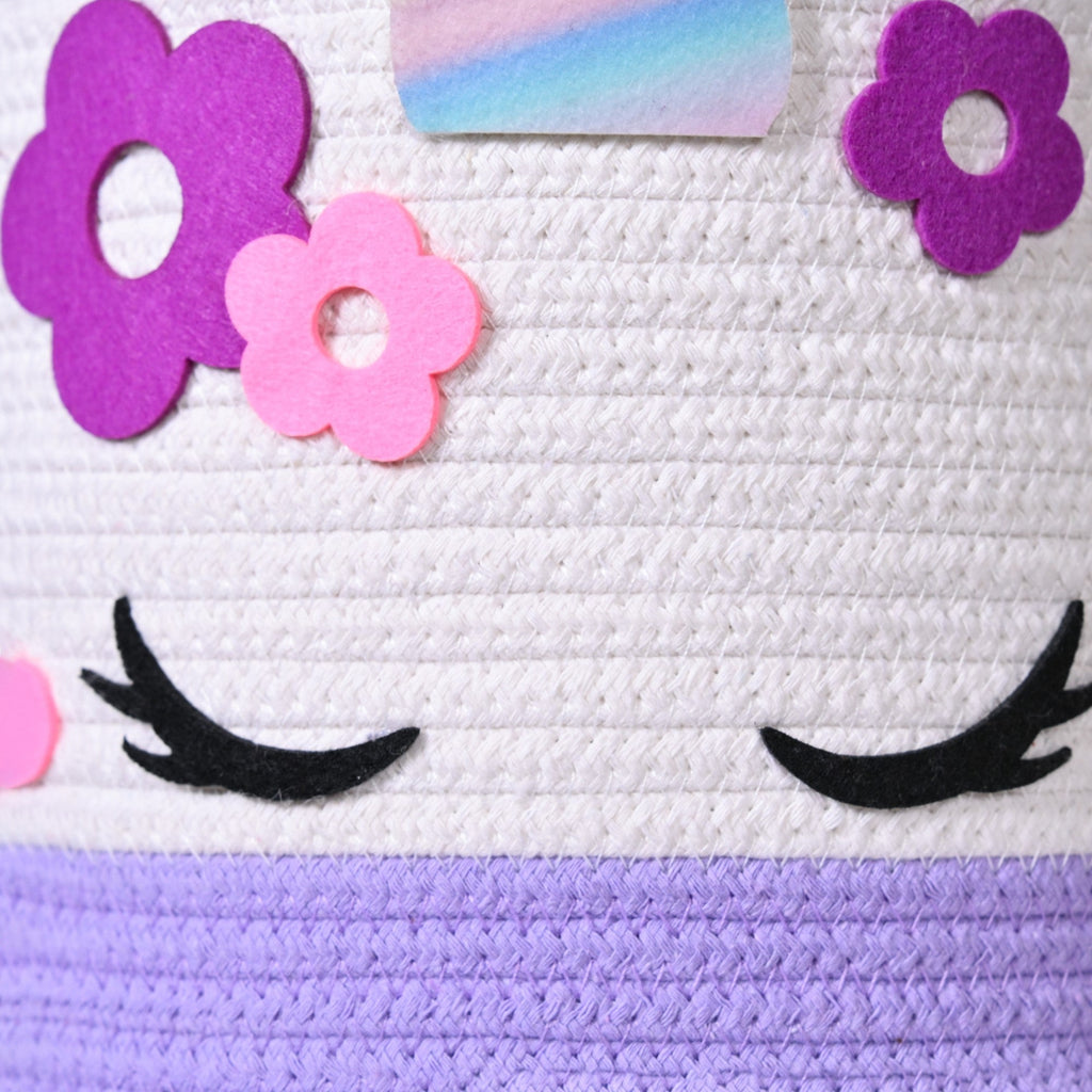 Baby Unicorn Toy Basket 27cm