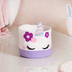 Baby Unicorn Toy Basket 27cm