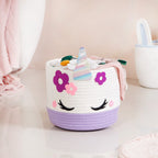 Baby Unicorn Toy Basket 27cm